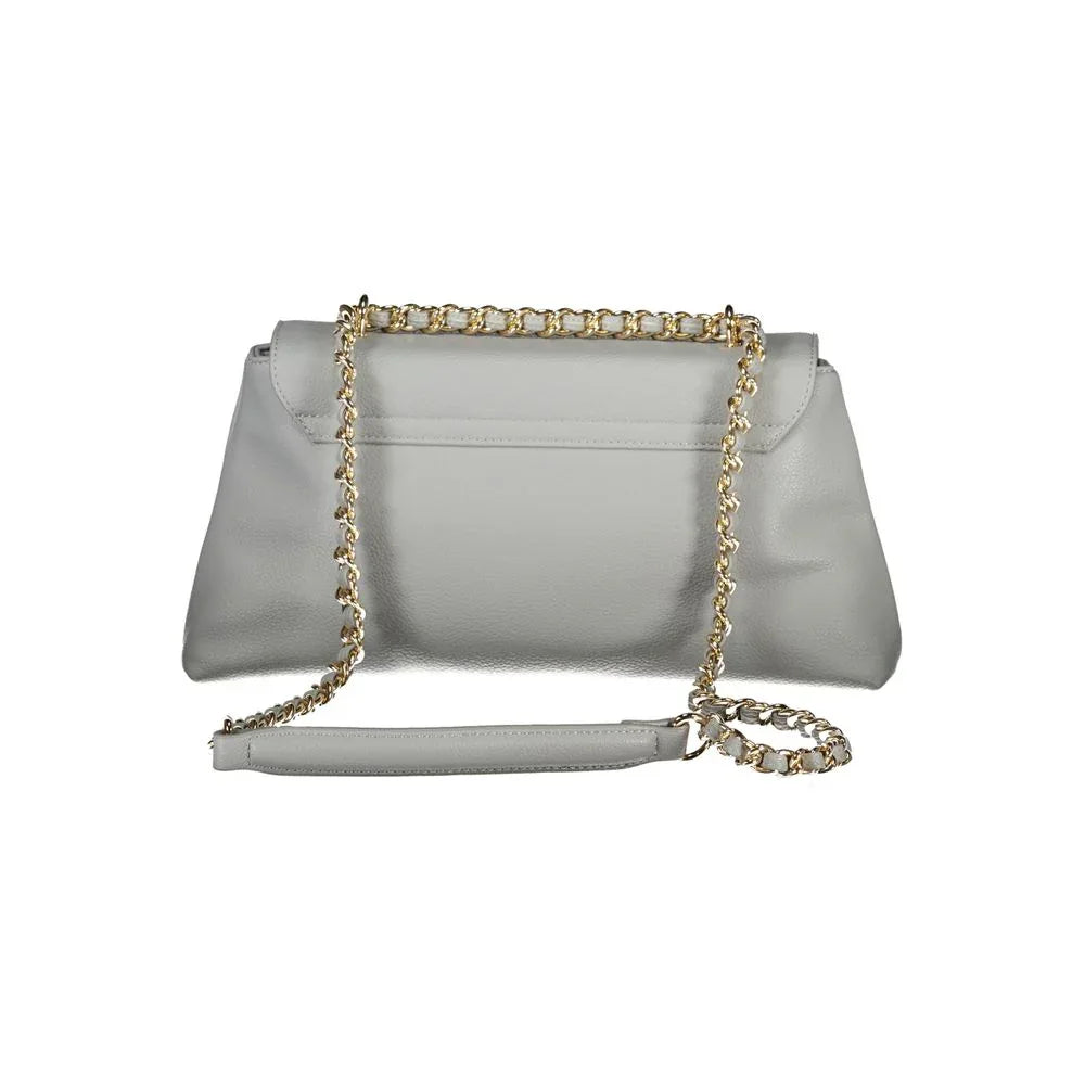 Mario Valentino Grigio Polyurethane Women Shoulder Bag - Zeiniez