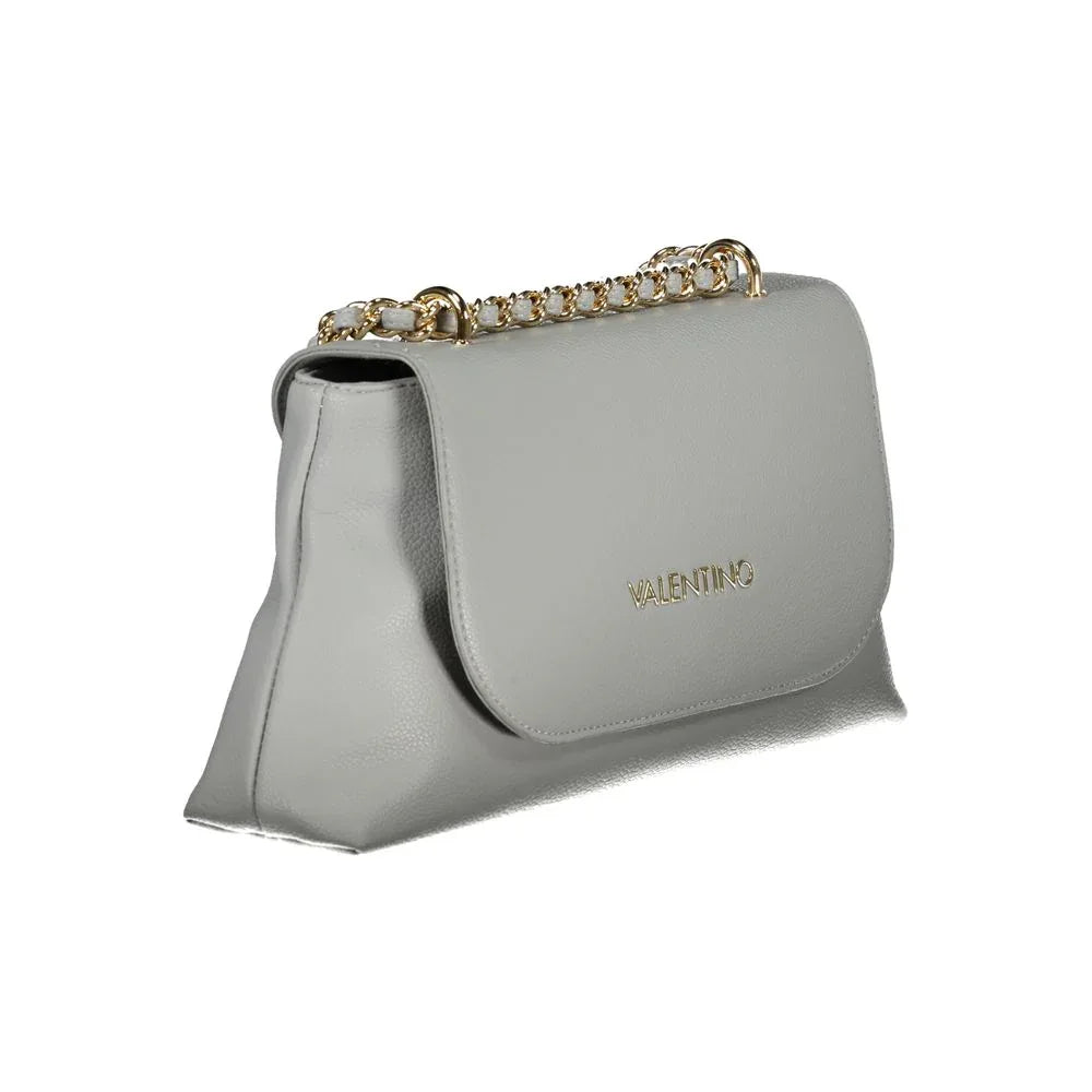 Mario Valentino Grigio Polyurethane Women Shoulder Bag - Zeiniez