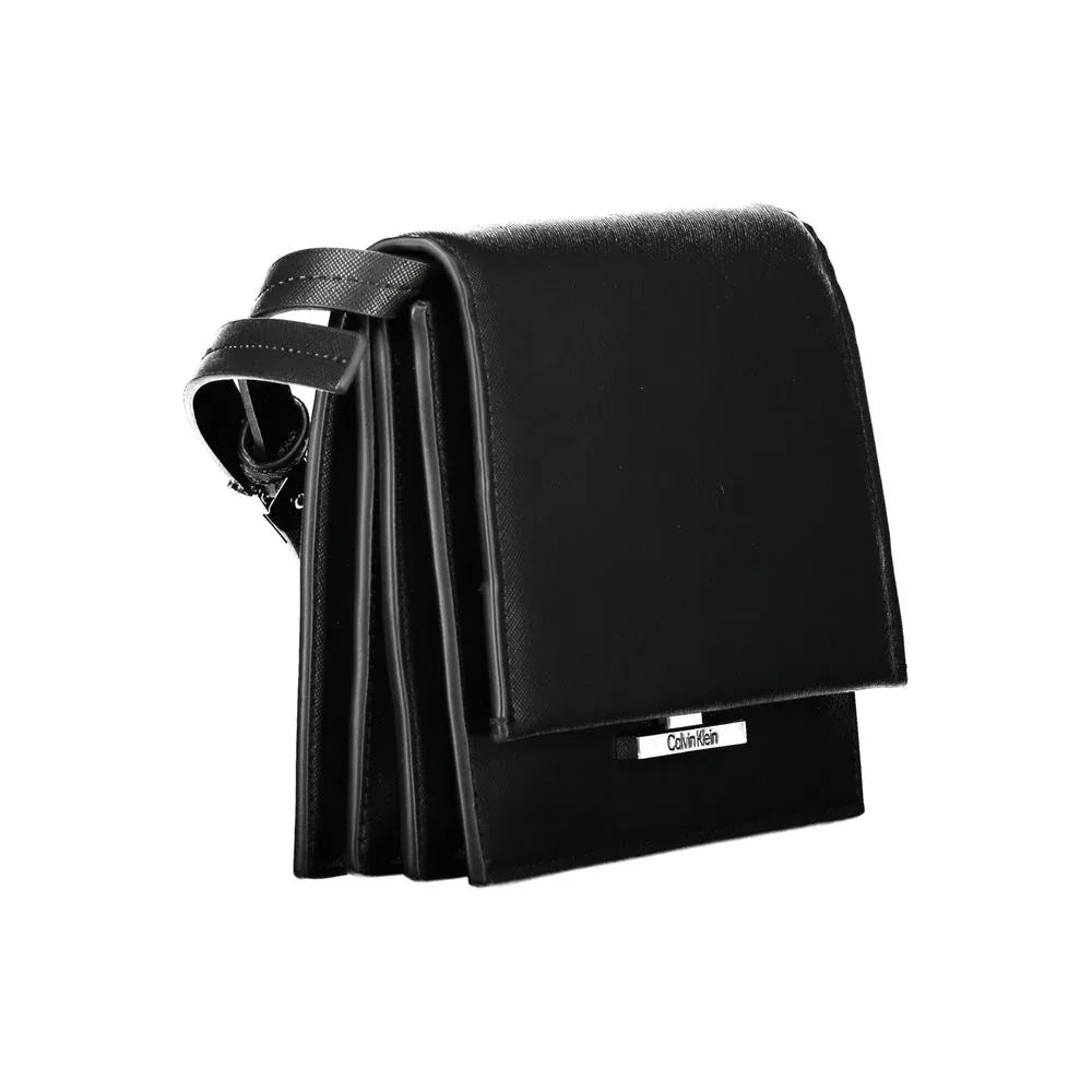 Calvin Klein Nero Poliuretano Woman Shoulder Bag - Zeiniez