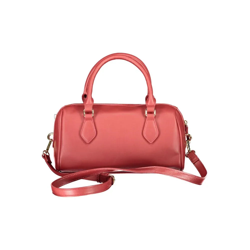 Mario Valentino Rosso Polyurethane Women Handbag - Zeiniez