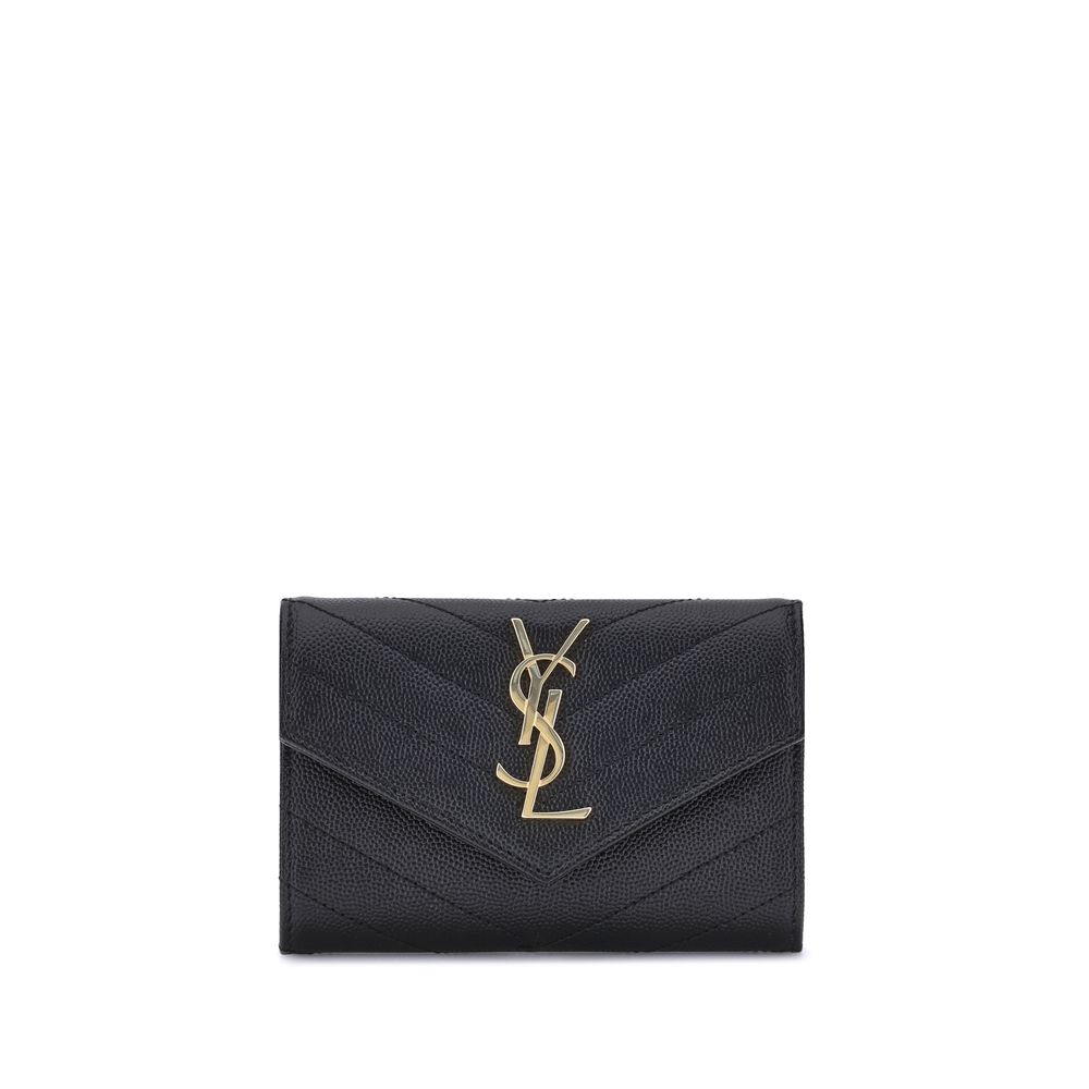 Saint Laurent Leather Wallet - Zeiniez