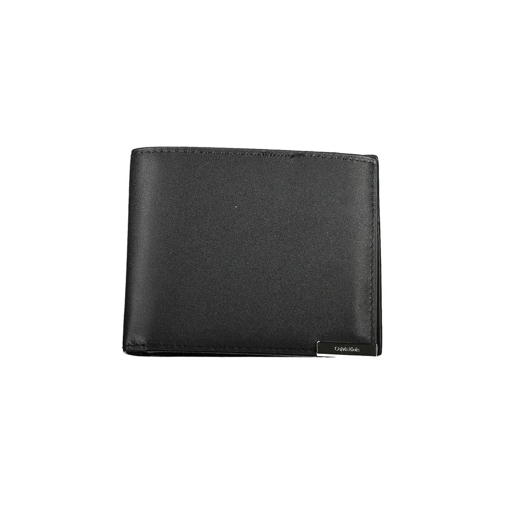 Calvin Klein Nero Poliuretano Uomo Wallet - Zeiniez