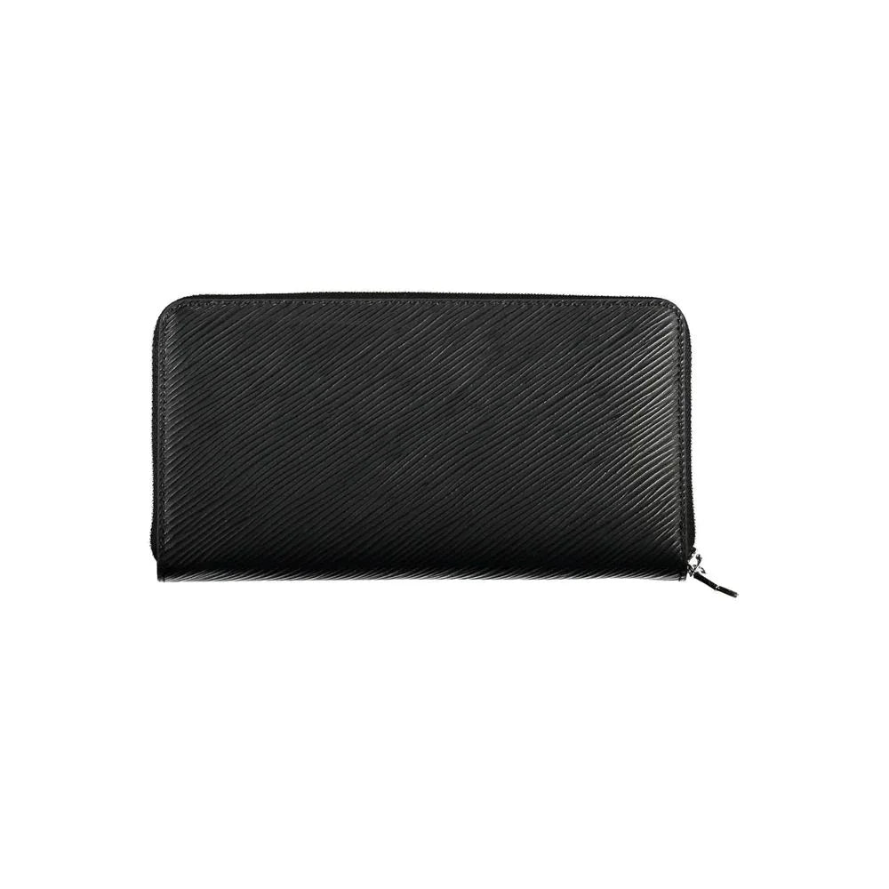 Calvin Klein Black Polyurethane Women Wallet - Zeiniez