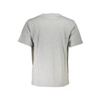 North Sails Grey Organic Cotton Men T-Shirt - Zeiniez