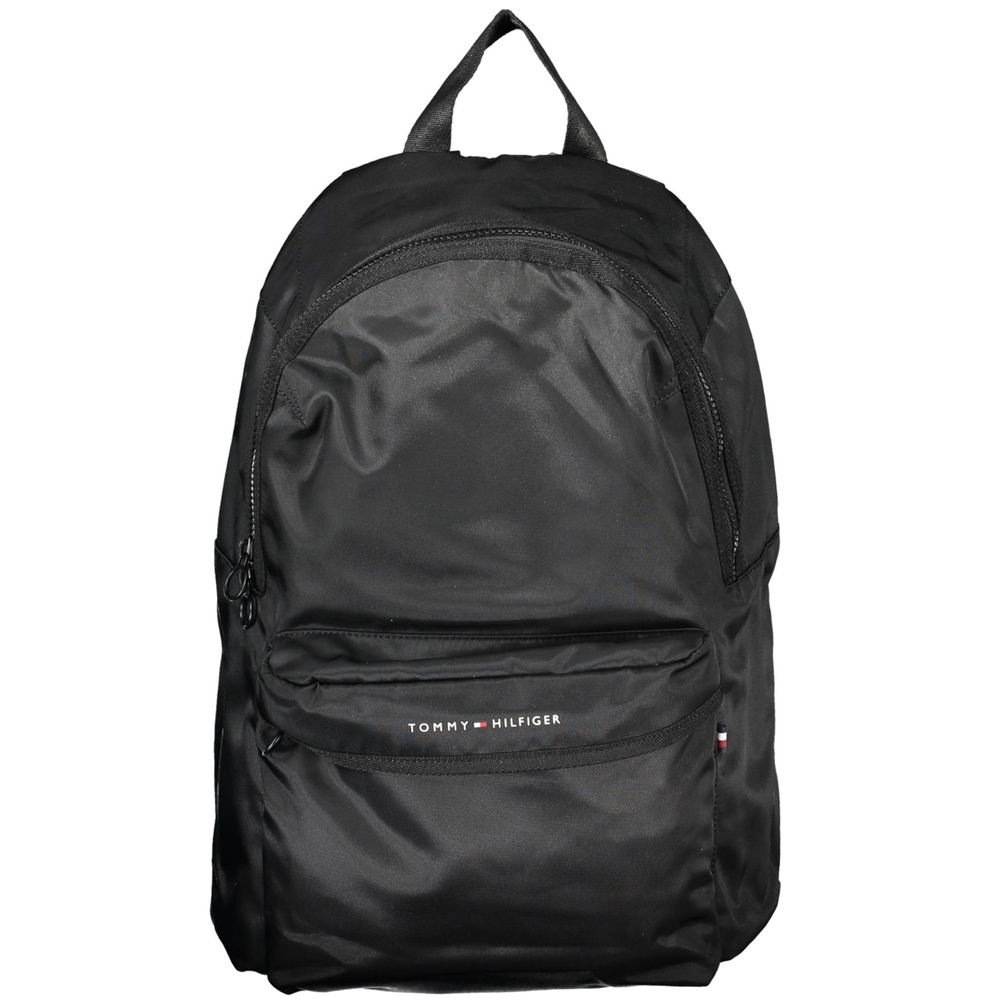 Tommy Hilfiger Black Polyester Men Backpack - Zeiniez