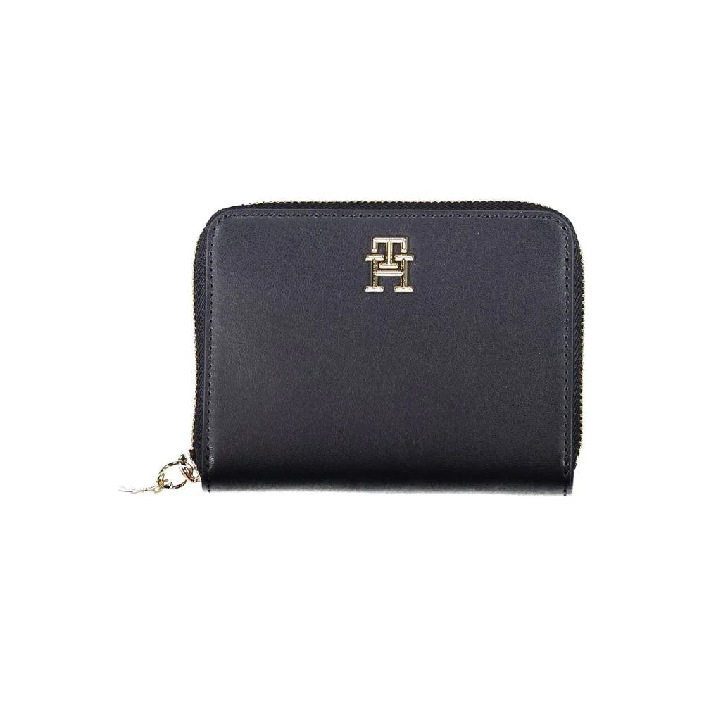 Tommy Hilfiger Blue Polyurethane Women Wallet - Zeiniez