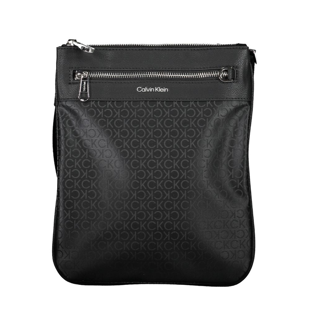 Calvin Klein Black Polyester Men's Shoulder Bag - Zeiniez