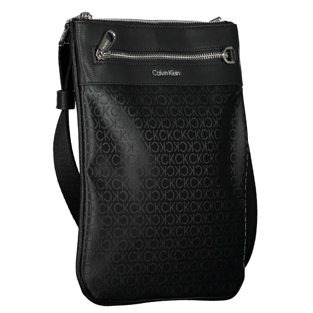 Calvin Klein Black Polyester Men's Shoulder Bag - Zeiniez