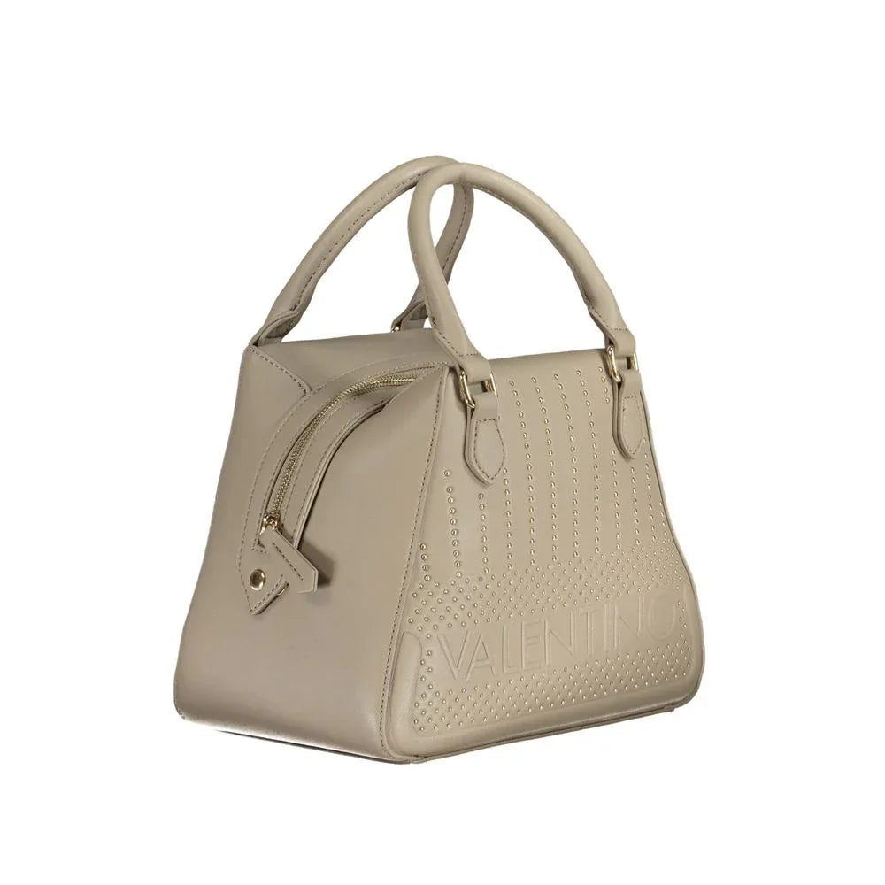 Mario Valentino Beige Polyurethane Women Handbag - Zeiniez