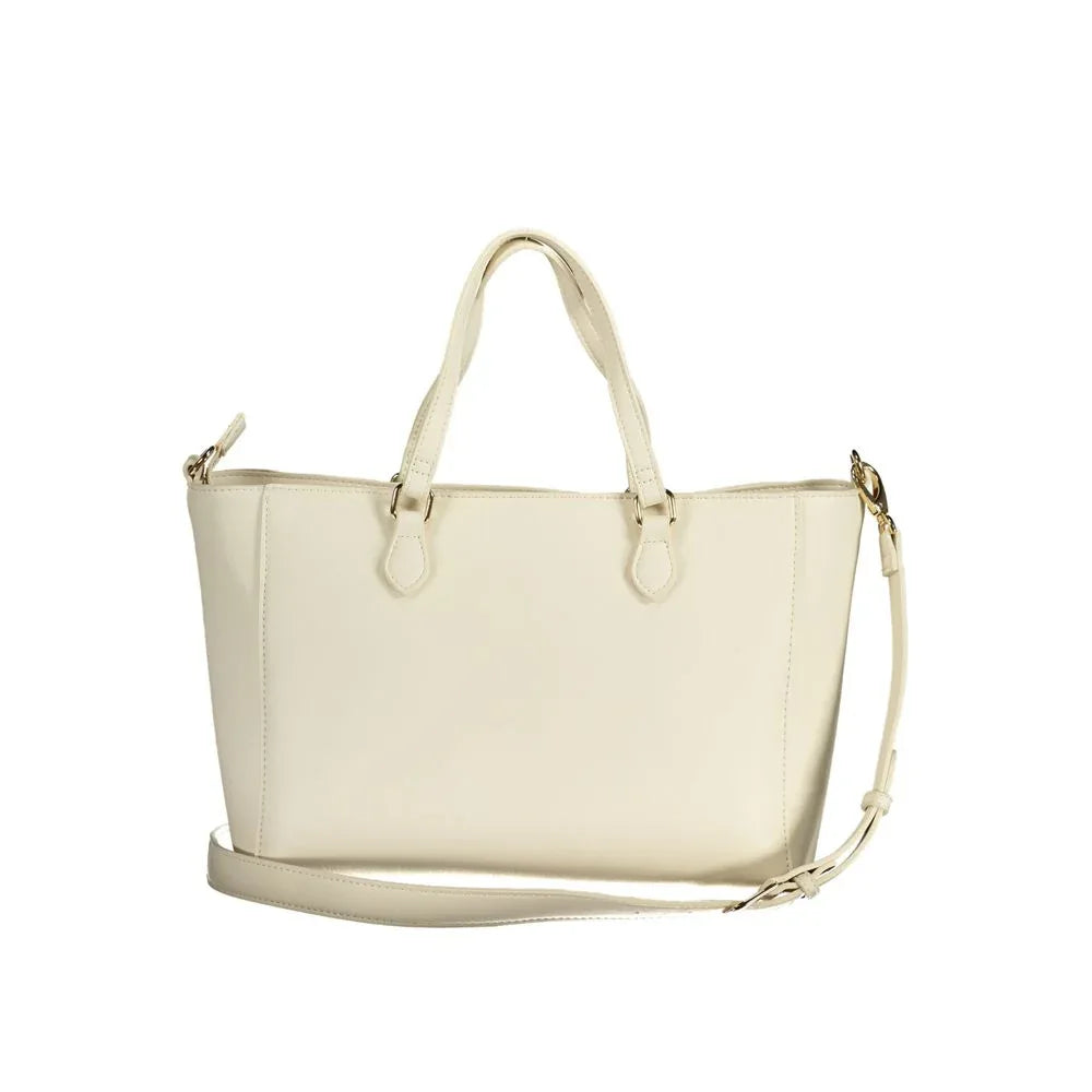 Mario Valentino White Polyurethane Women Handbag - Zeiniez