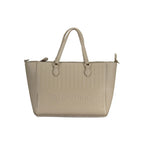 Mario Valentino Beige Polyurethane Women Handbag - Zeiniez