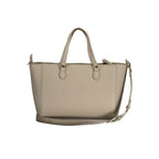 Mario Valentino Beige Polyurethane Women Handbag - Zeiniez