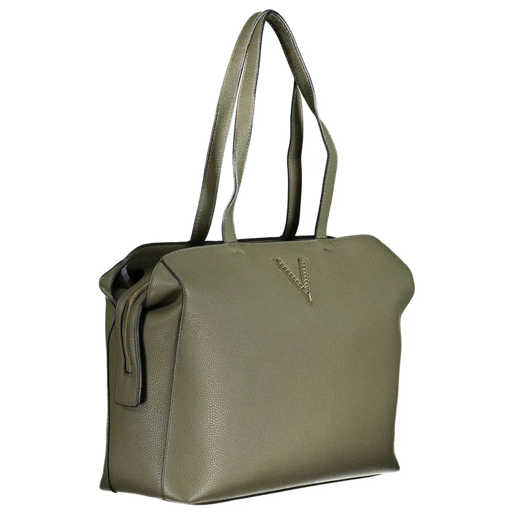 Mario Valentino Verde Polyurethane Women Shoulder Bag - Zeiniez
