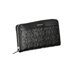 Calvin Klein Black Polyurethane Women Wallet - Zeiniez