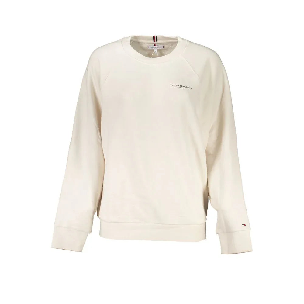 Tommy Hilfiger Beige Cotton Women's Sweatshirt - Zeiniez
