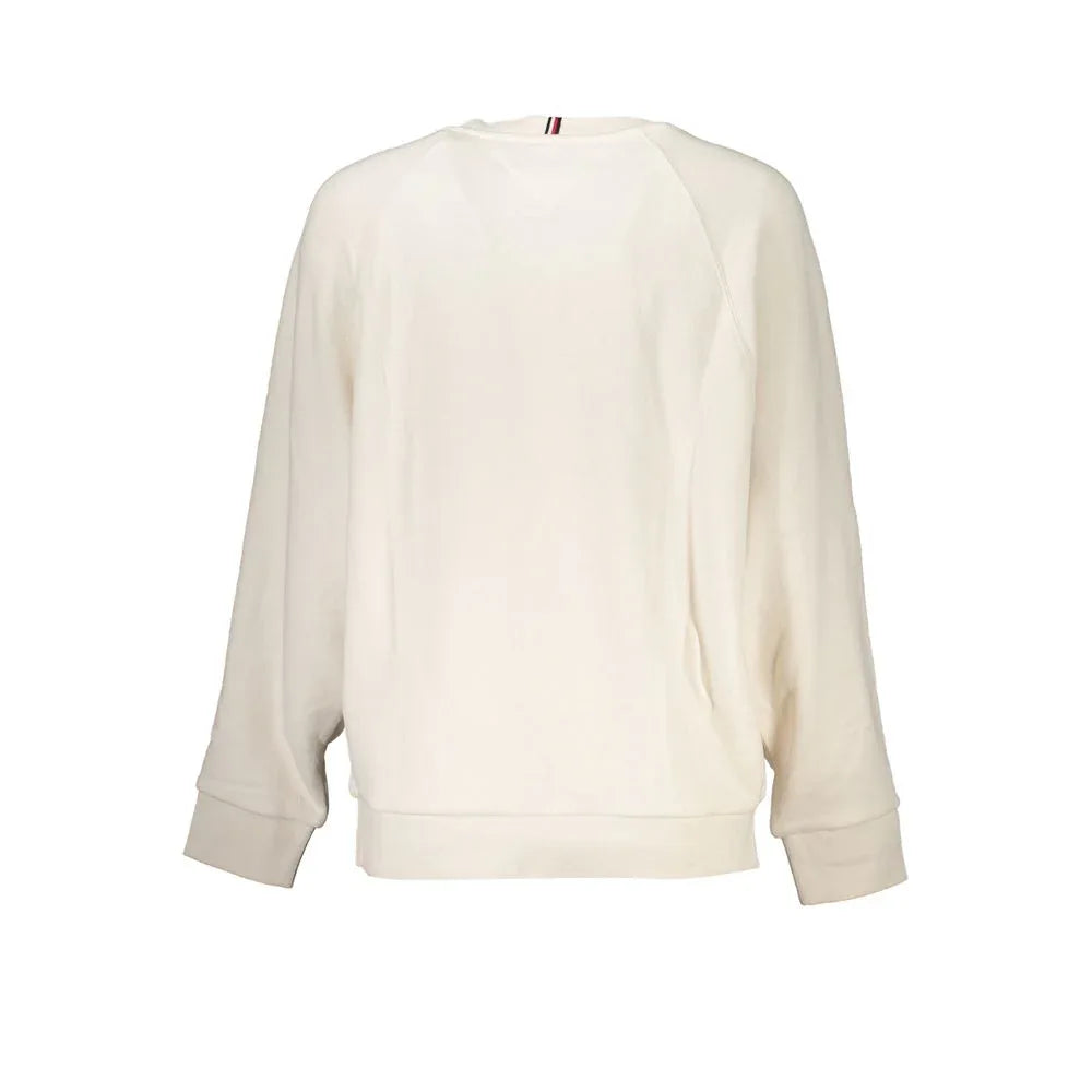 Tommy Hilfiger Beige Cotton Women's Sweatshirt - Zeiniez