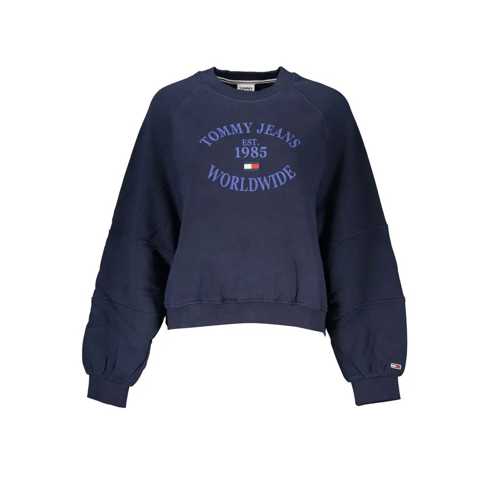Tommy Hilfiger Blue Cotton Women Sweatshirt - Zeiniez