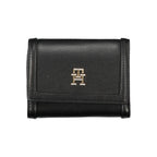Tommy Hilfiger Black Polyurethane Women Wallet - Zeiniez