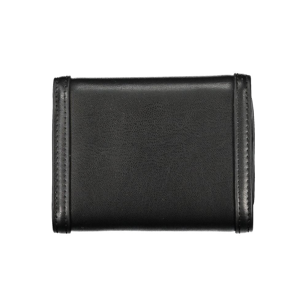 Tommy Hilfiger Black Polyurethane Women Wallet - Zeiniez