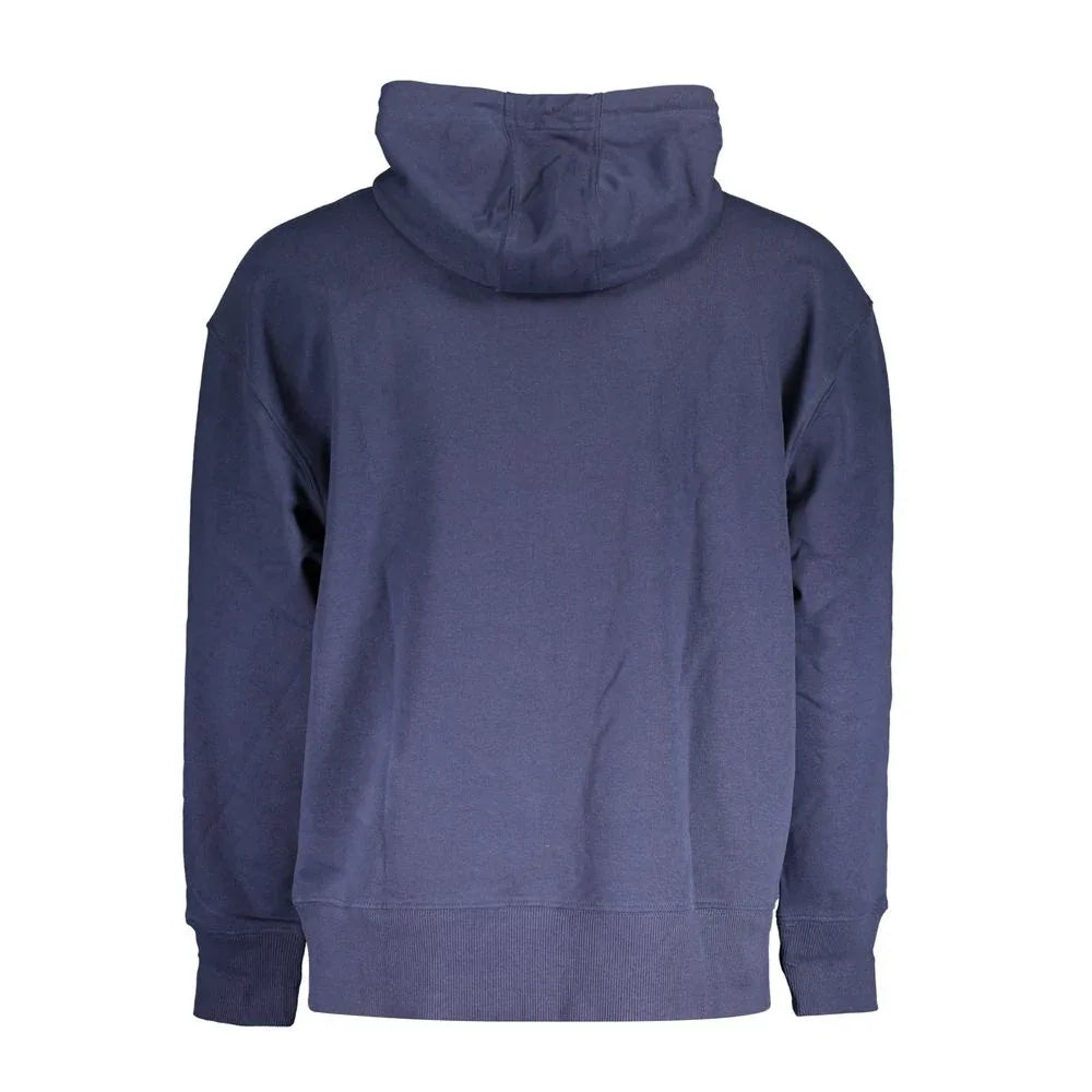 Tommy Hilfiger Blue Cotton Men's Hoodie Sweatshirt - Zeiniez