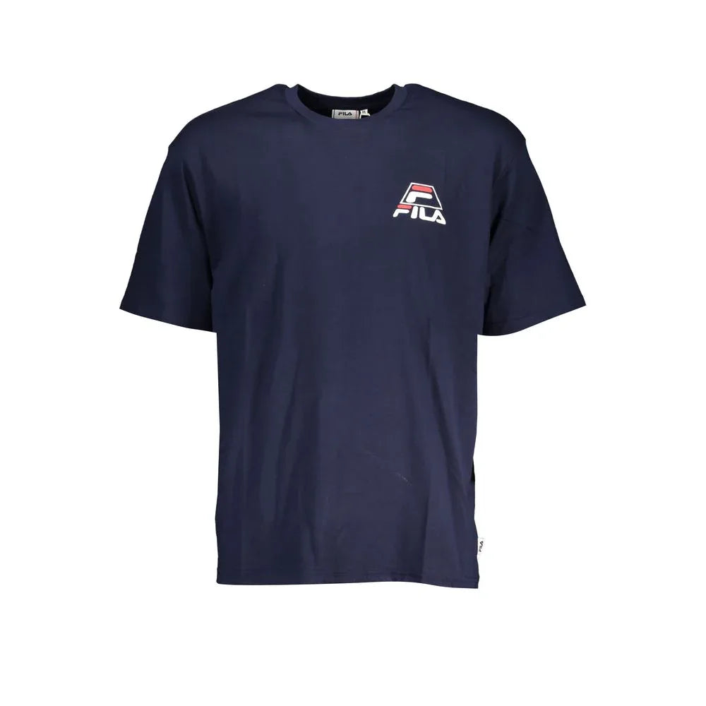 Fila Blue Cotton Men's T-Shirt - Zeiniez