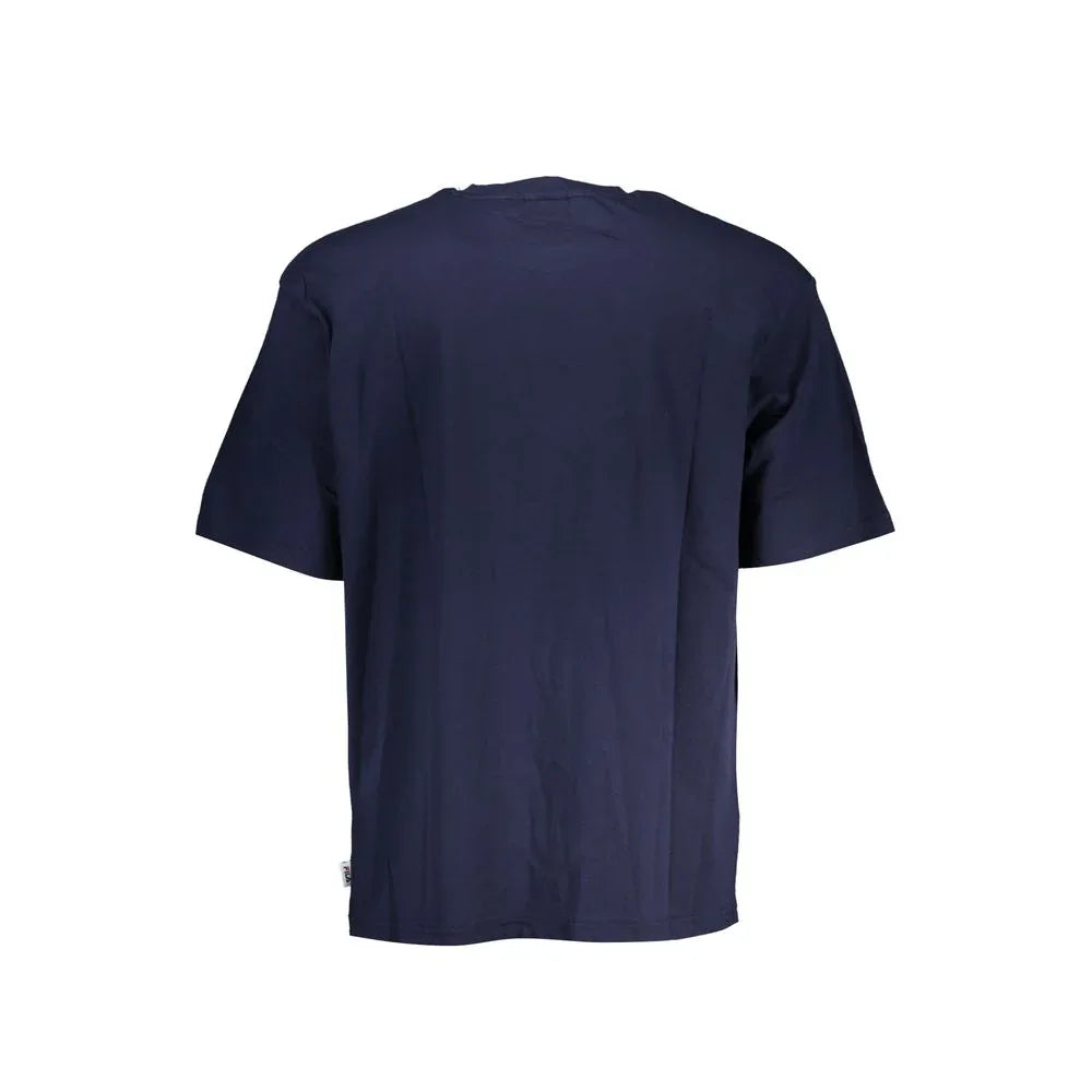 Fila Blue Cotton Men's T-Shirt - Zeiniez
