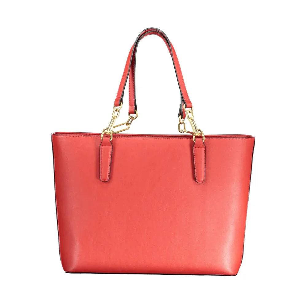 Mario Valentino Rosso Polyurethane Women Handbag - Zeiniez
