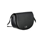 Calvin Klein Black Polyurethane Women Shoulder Bag - Zeiniez