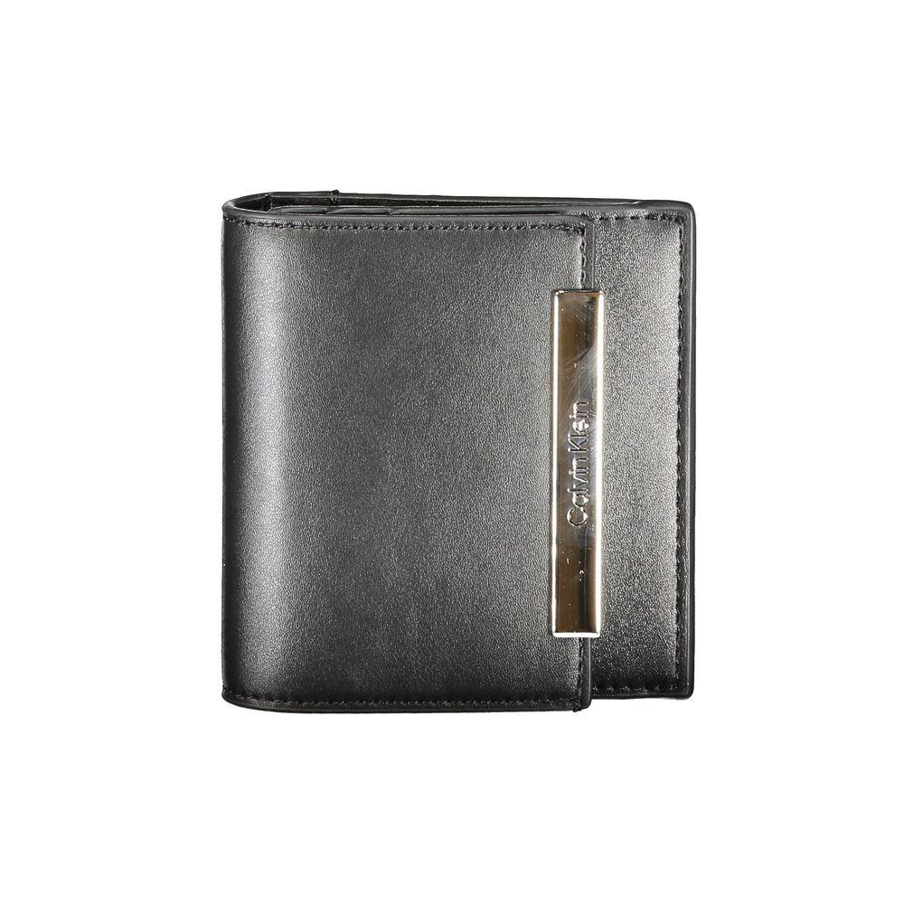 Calvin Klein Black Polyurethane Women Wallet - Zeiniez