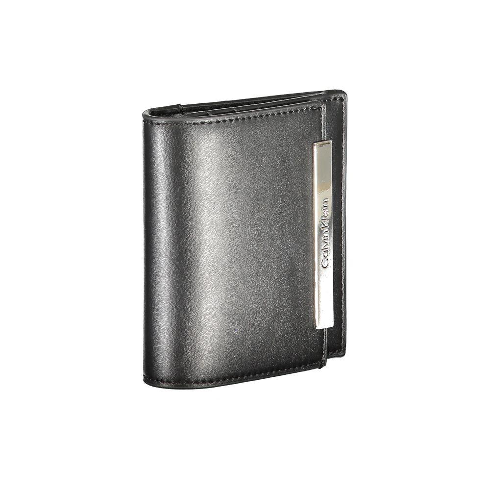 Calvin Klein Black Polyurethane Women Wallet - Zeiniez