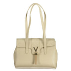 Mario Valentino Beige Polyurethane Women Handbag - Zeiniez