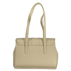 Mario Valentino Beige Polyurethane Women Handbag - Zeiniez