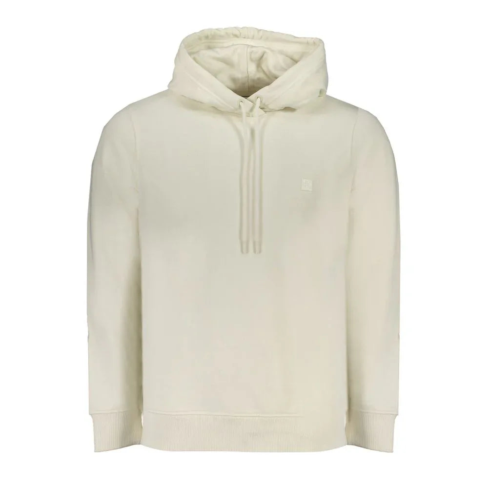 Calvin Klein White Cotton Men's Sweatshirt - Zeiniez