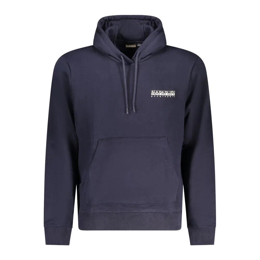 Napapijri Blue Cotton Men's Hoodie - Zeiniez