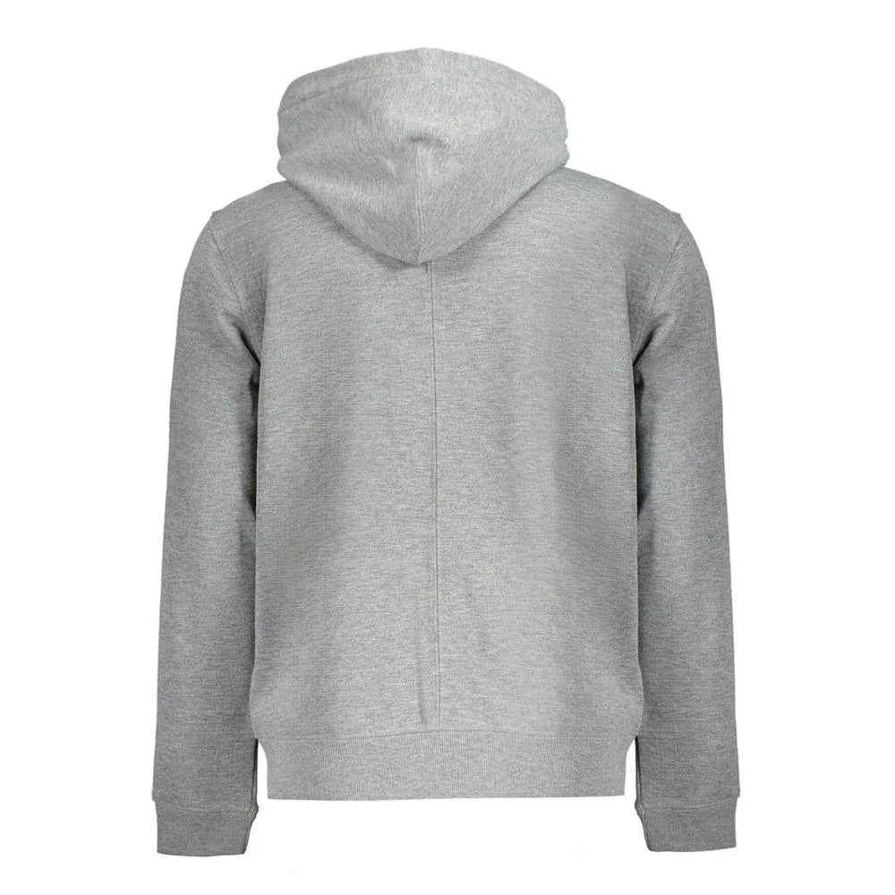 Calvin Klein Grigio Polyester Men's Hoodie - Zeiniez