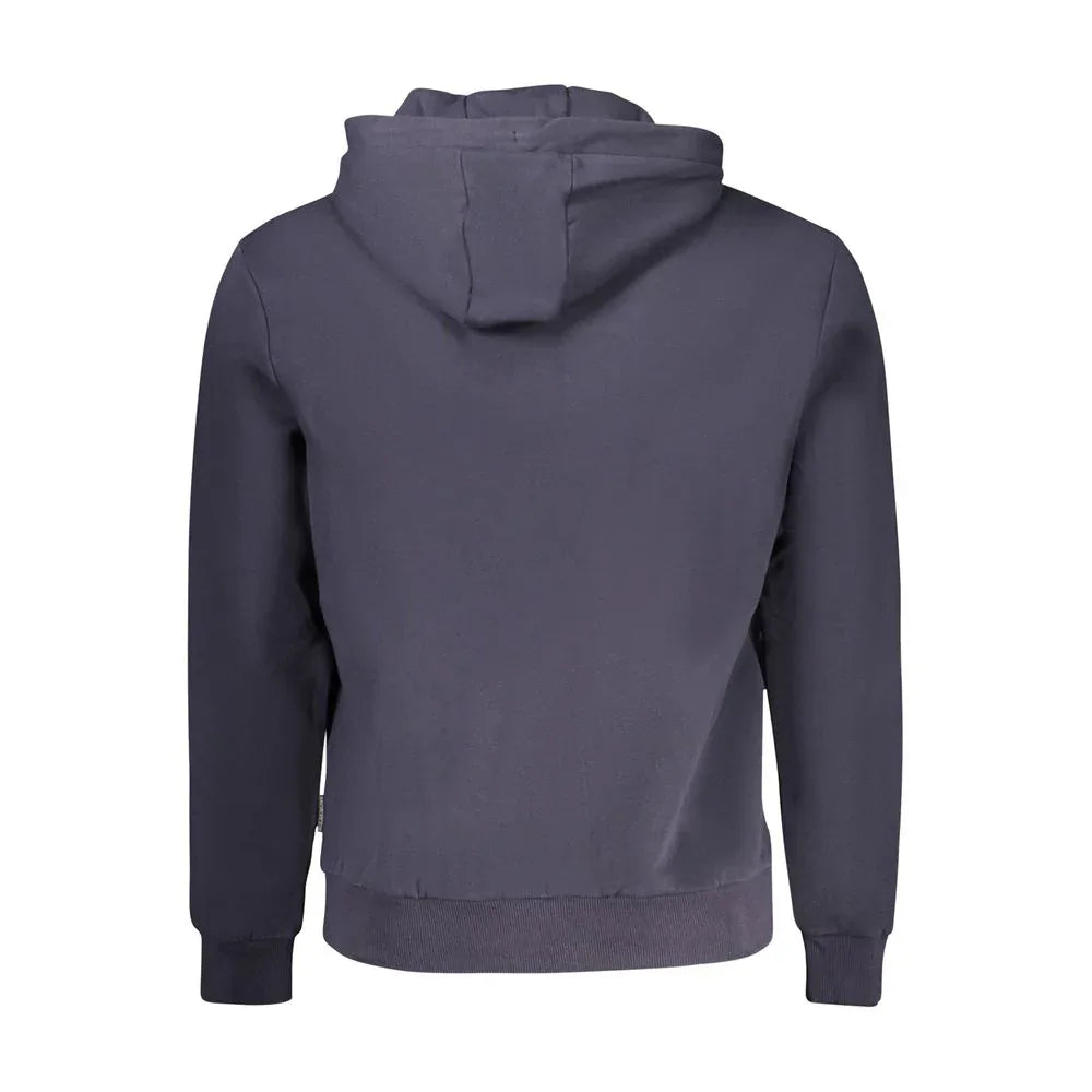 Napapijri Blue Cotton Men's Hoodie - Zeiniez
