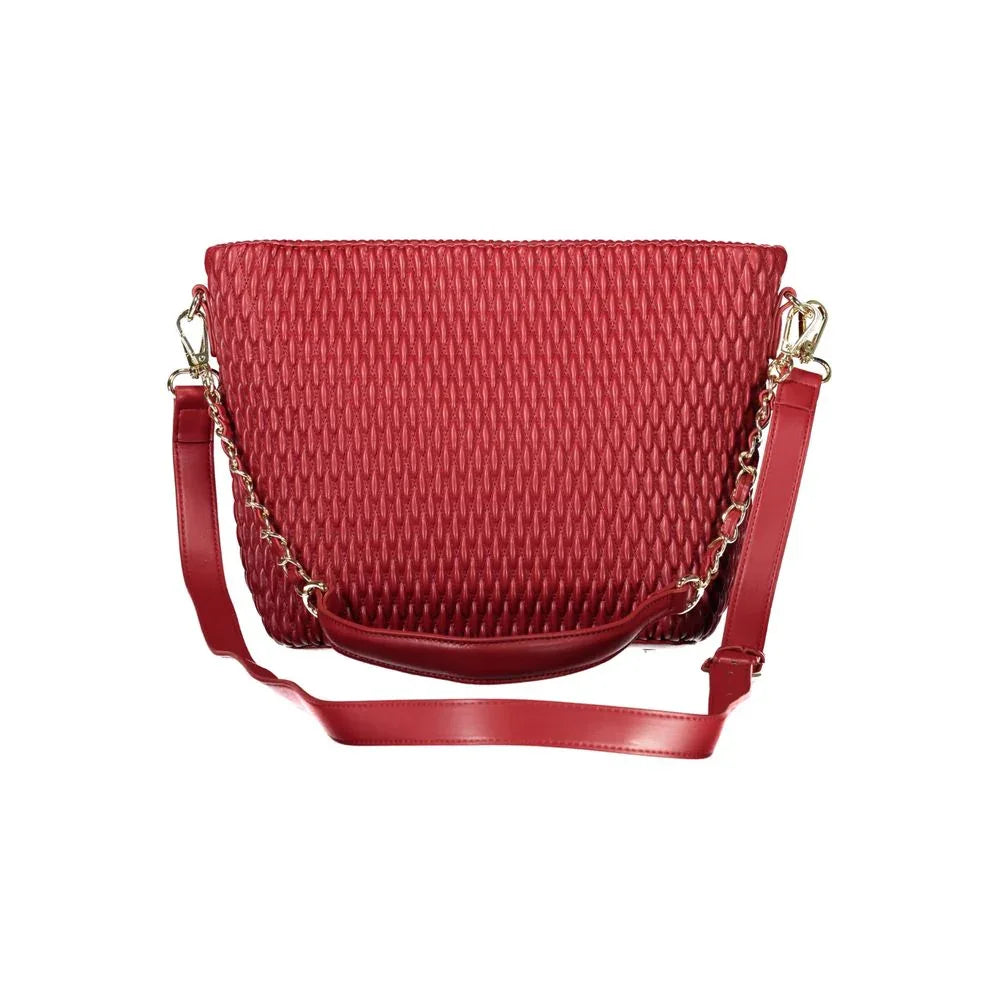 Mario Valentino Rosso Polyurethane Women Handbag - Zeiniez