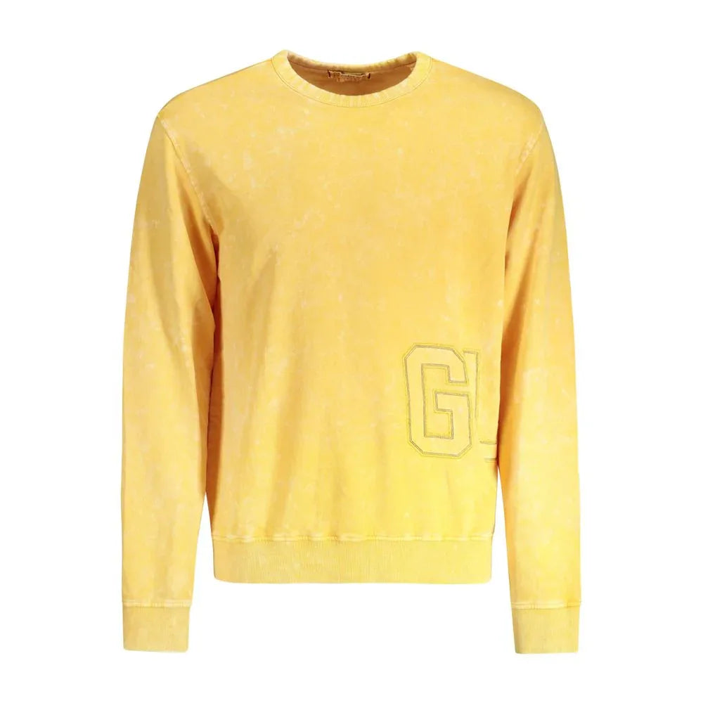 Guess Jeans Yellow Cotton Men Sweatshirt - Zeiniez