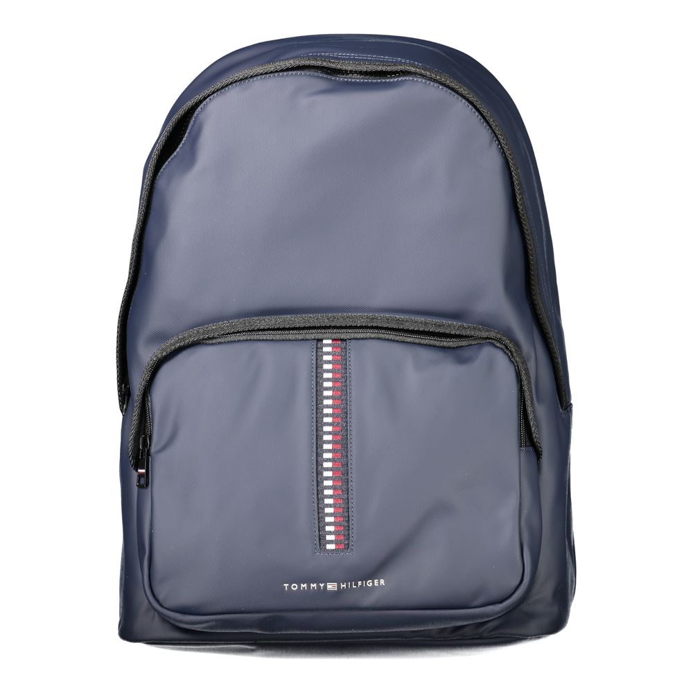 Tommy Hilfiger Blue Polyurethane Men's Backpack - Zeiniez