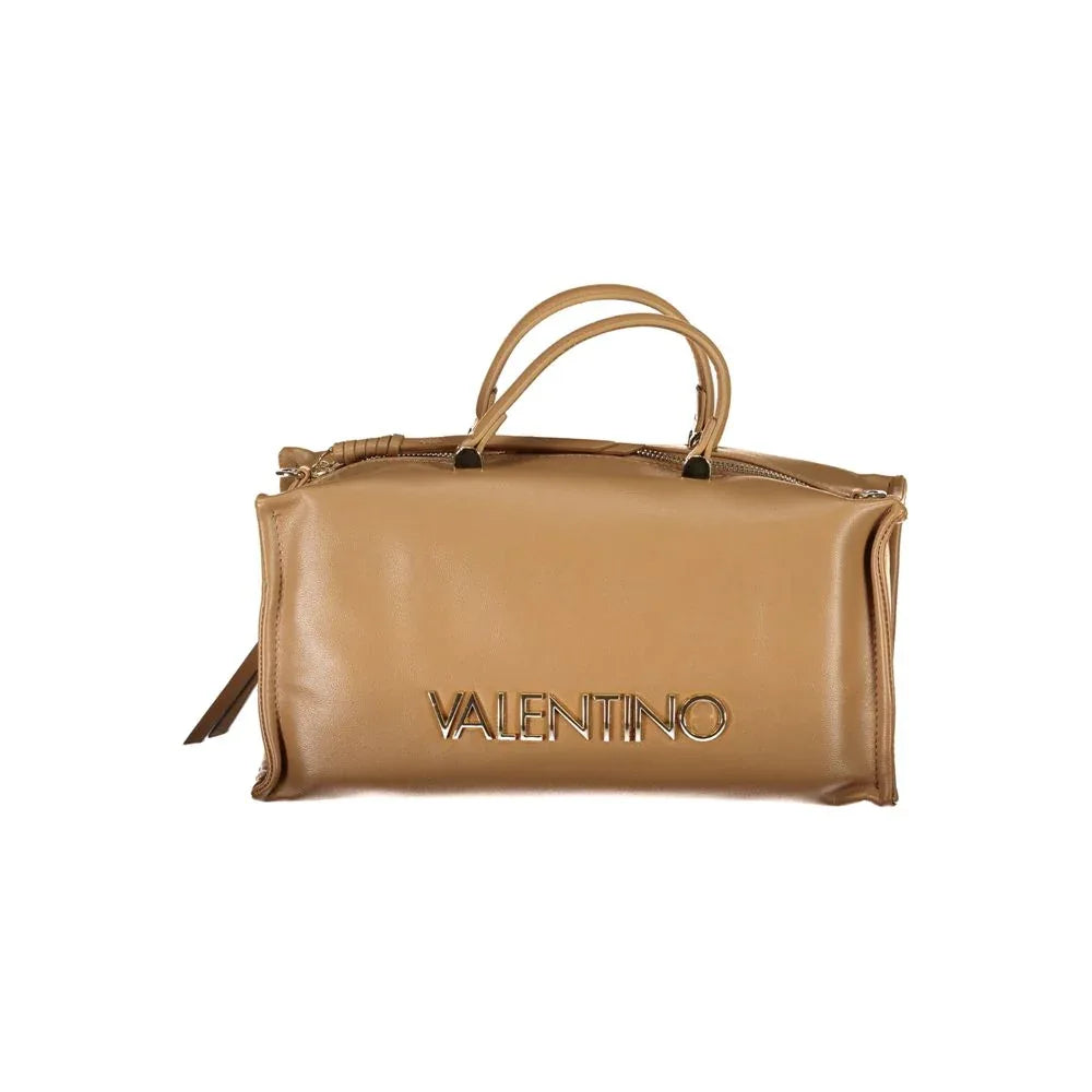 Mario Valentino Beige Polyurethane Women Handbag - Zeiniez