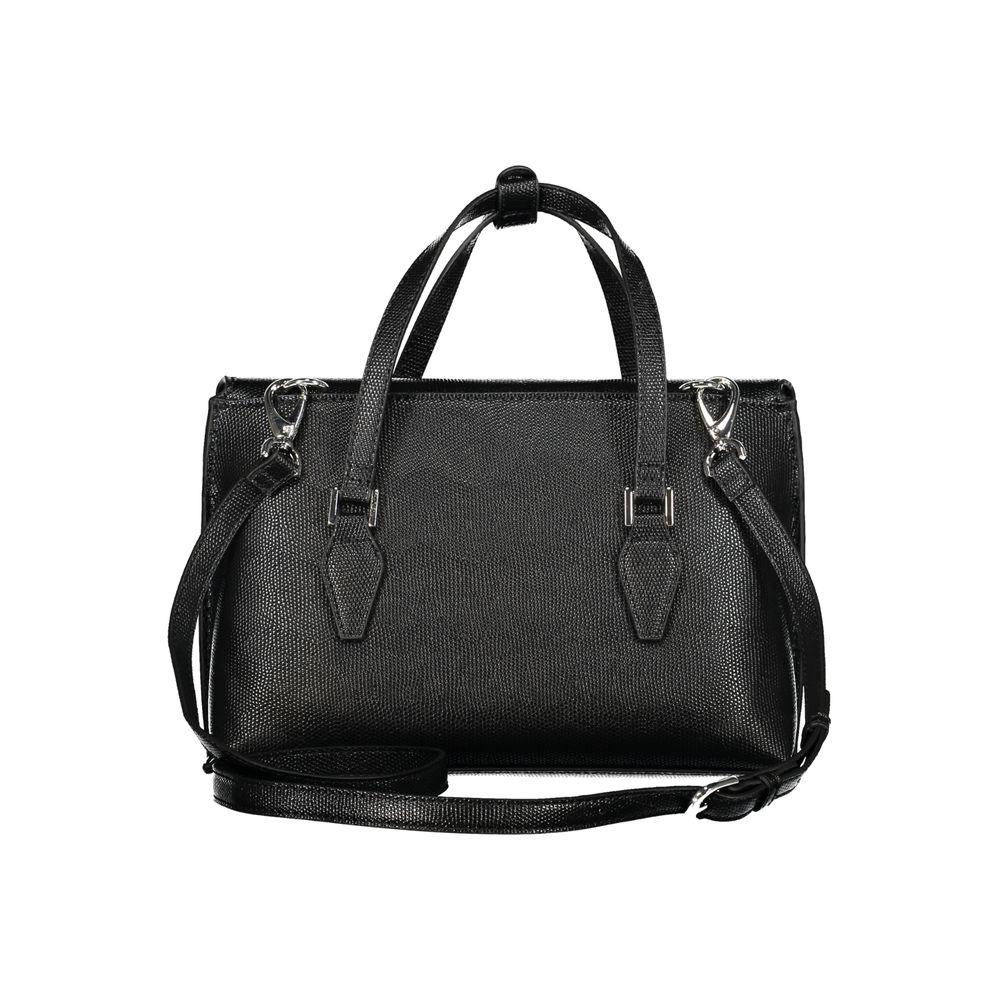 Mario Valentino Black Polyurethane Women Handbag - Zeiniez
