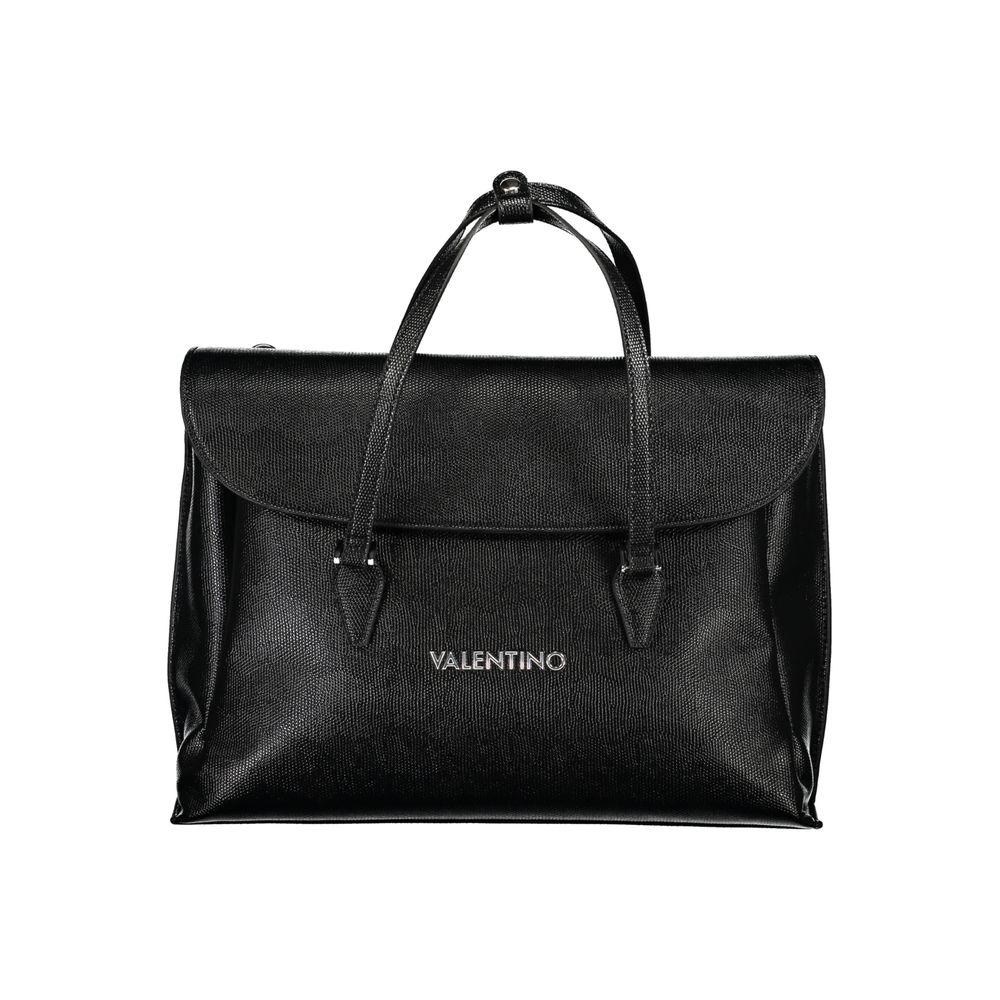 Mario Valentino Black Polyurethane Women Handbag - Zeiniez