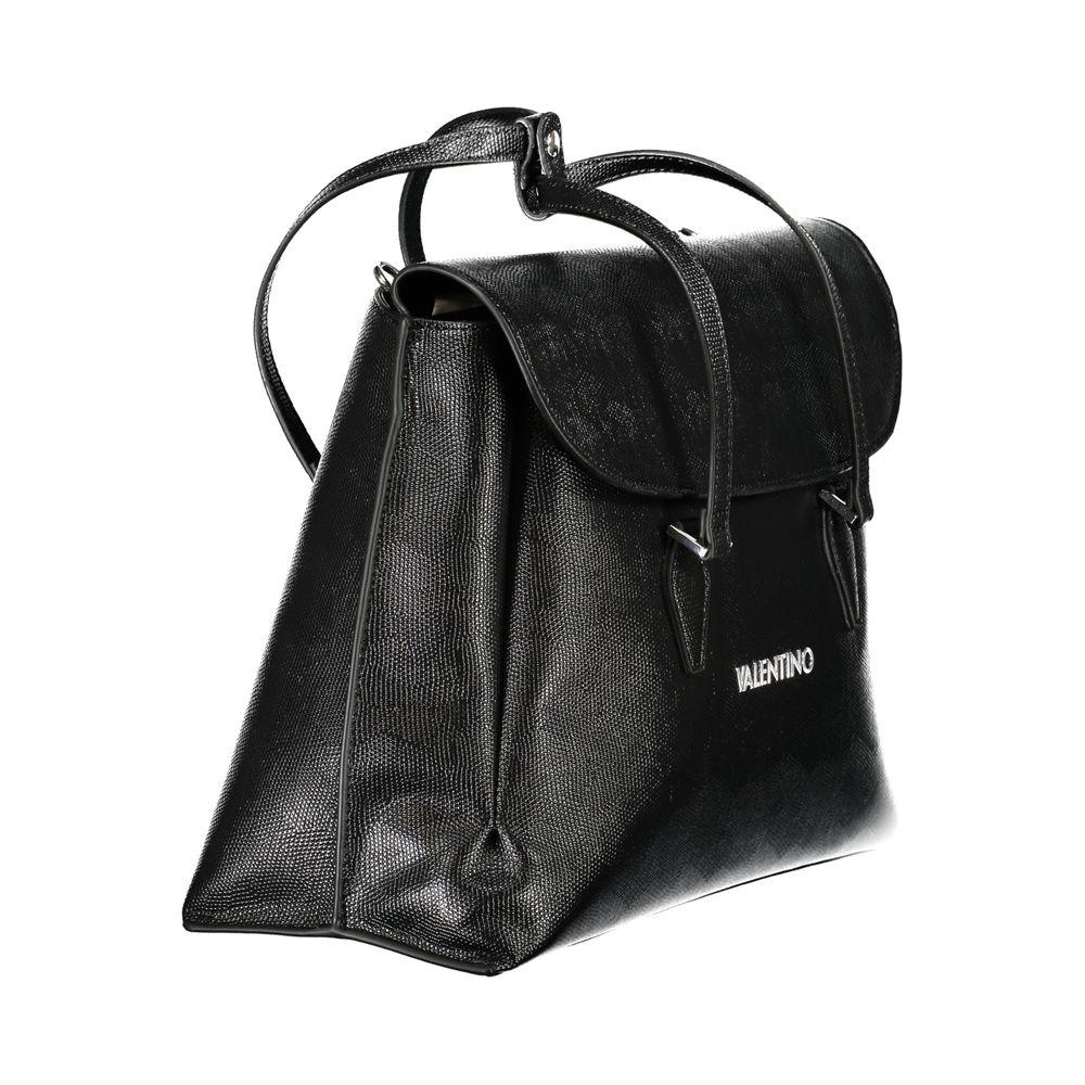 Mario Valentino Black Polyurethane Women Handbag - Zeiniez