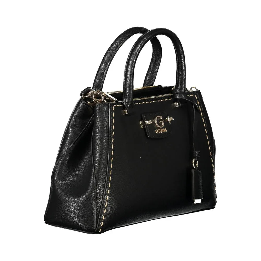 Guess Jeans Black Polyurethane Women Handbag - Zeiniez