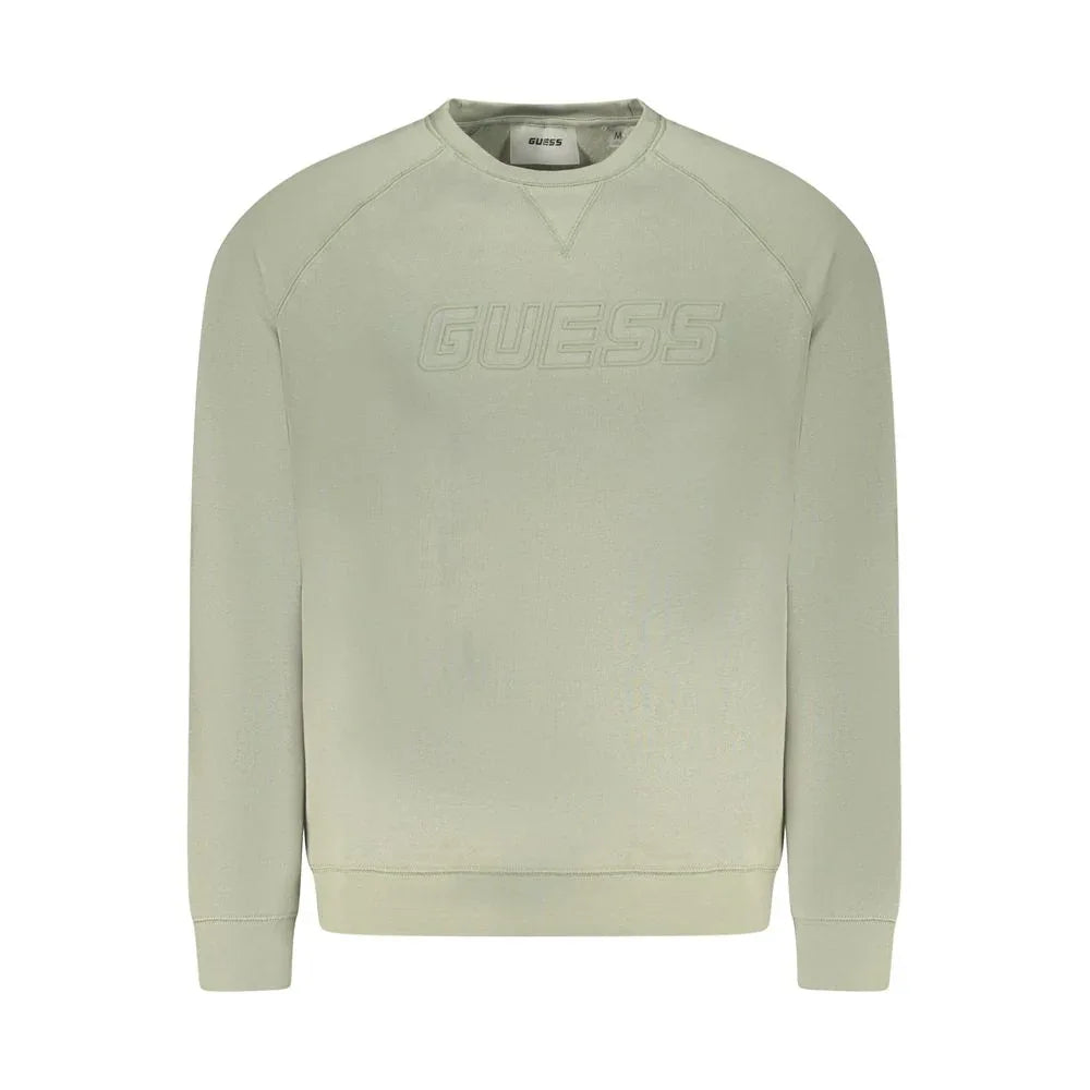 Guess Jeans Verde Cotton Men's Sweatshirt - Zeiniez