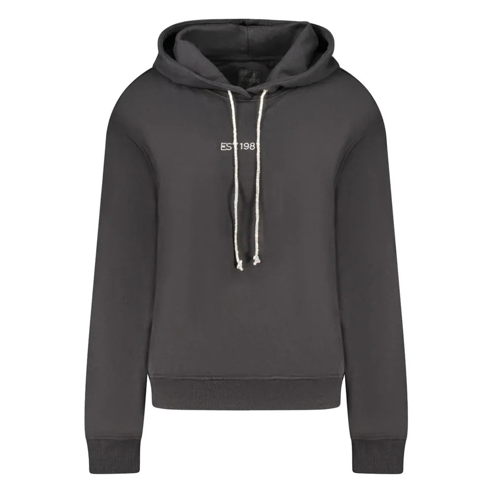 Guess Jeans Black Cotton Women Sweatshirt - Zeiniez