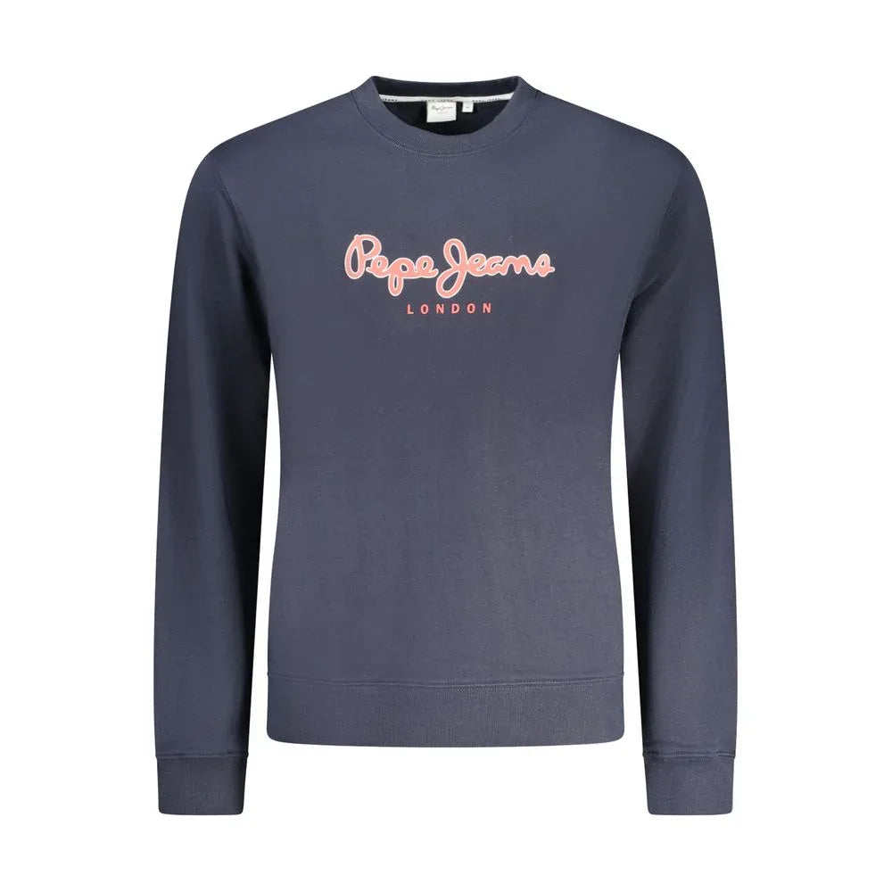 Pepe Jeans Blue Cotton Men's Sweatshirt - Zeiniez