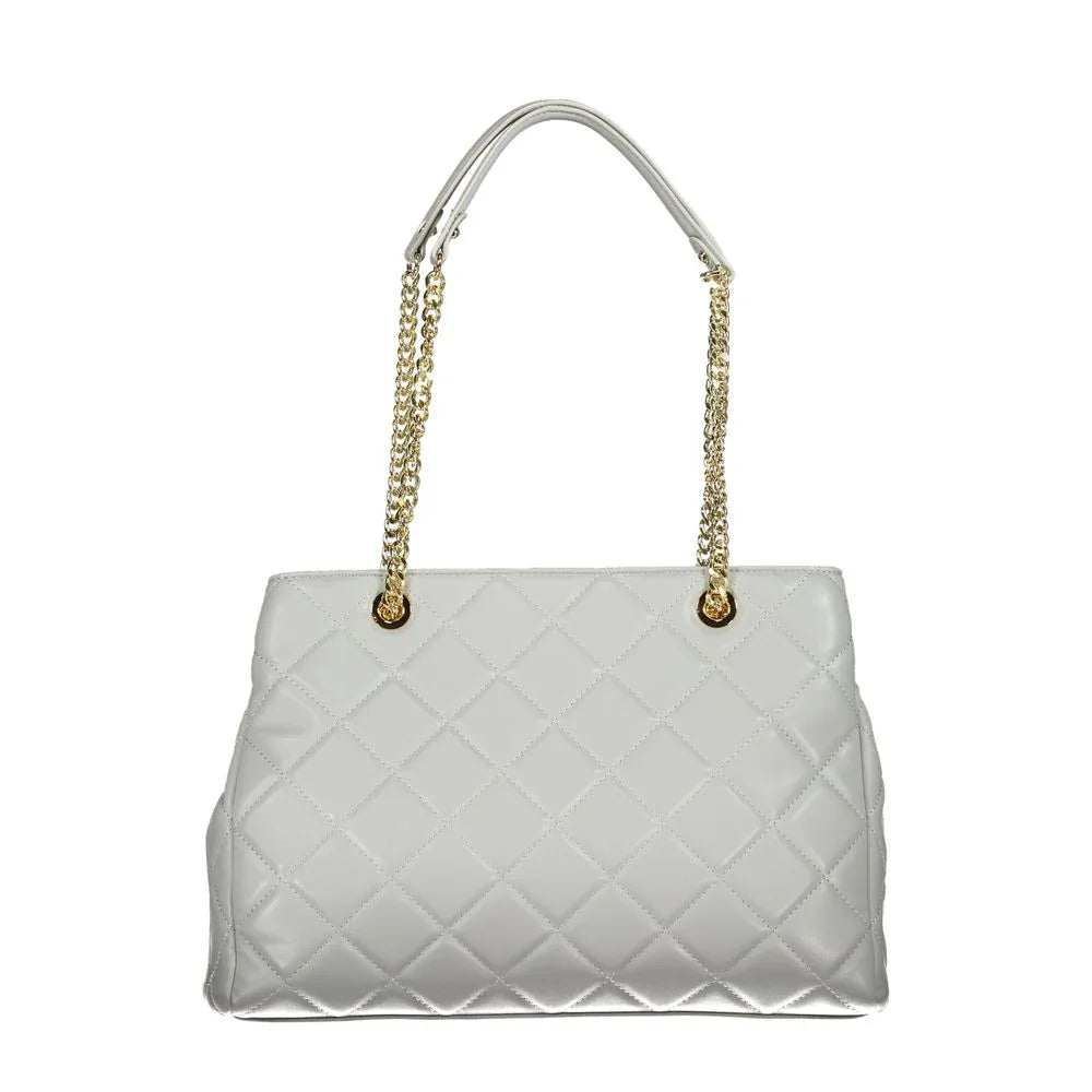 Mario Valentino Grigio Polyurethane Women Handbag - Zeiniez