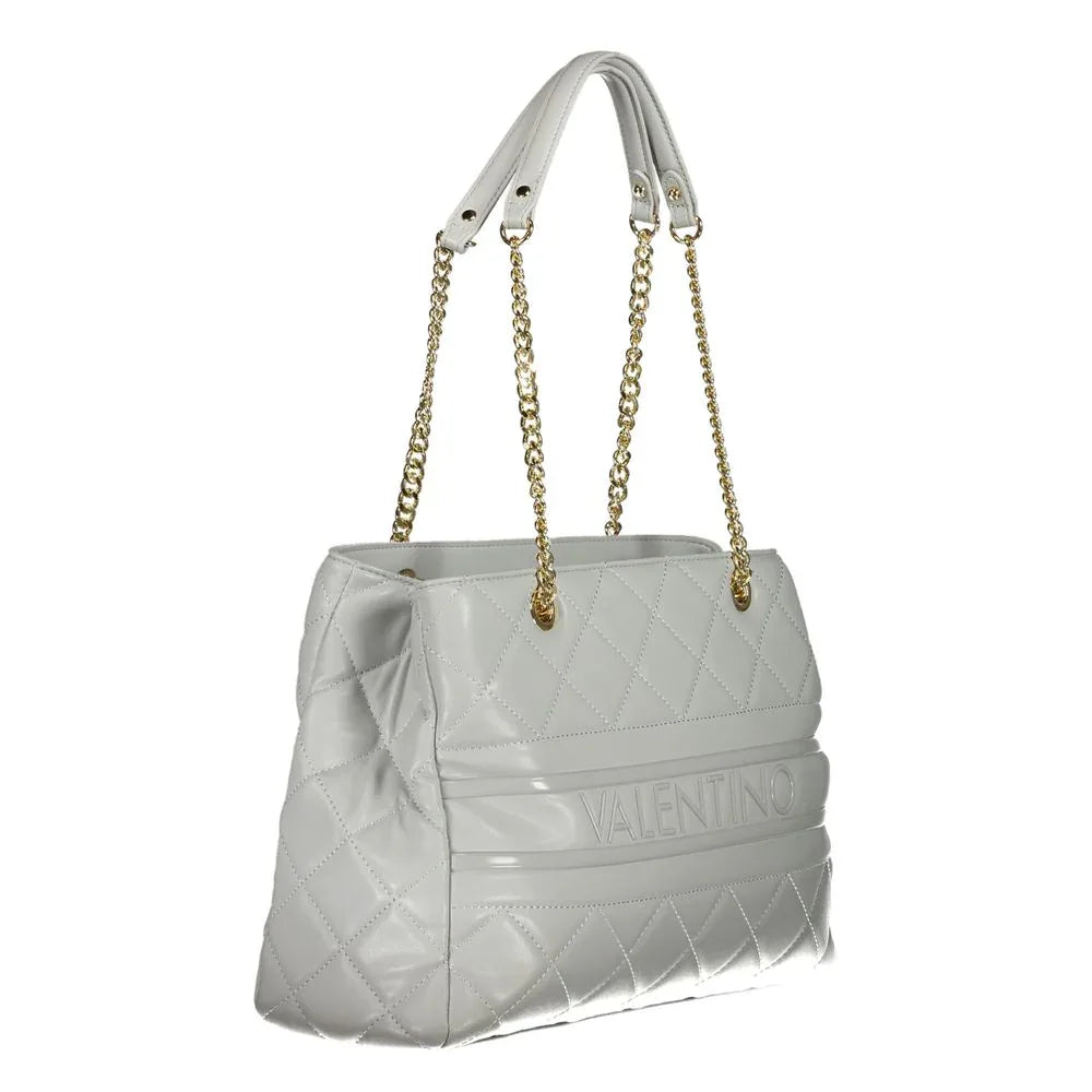 Mario Valentino Grigio Polyurethane Women Handbag - Zeiniez