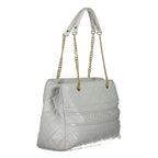 Mario Valentino Grigio Polyurethane Women Handbag - Zeiniez